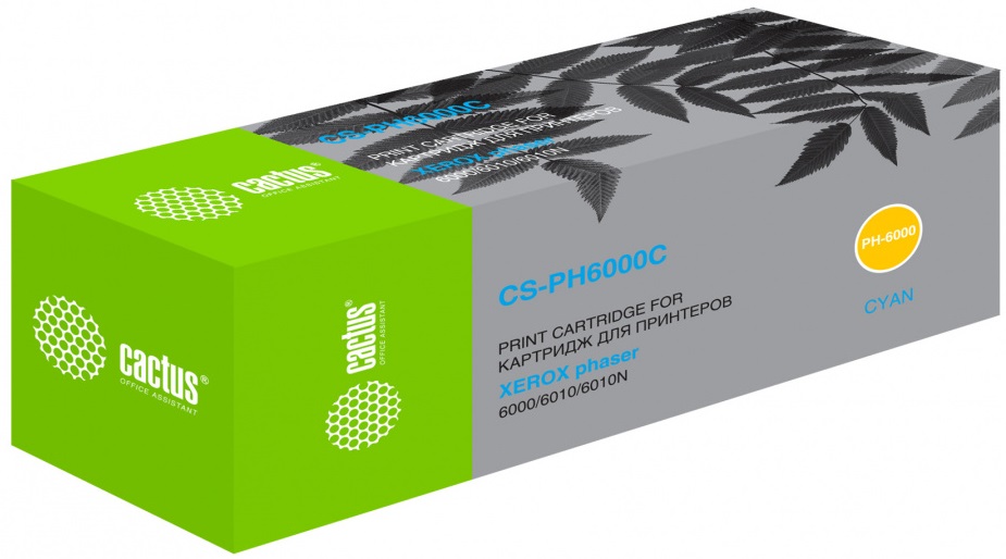 Тонер-картридж Cactus CS-PH6000C (голубой)