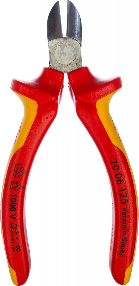 Бокорезы Knipex KN-7006125 (красно-желтый)