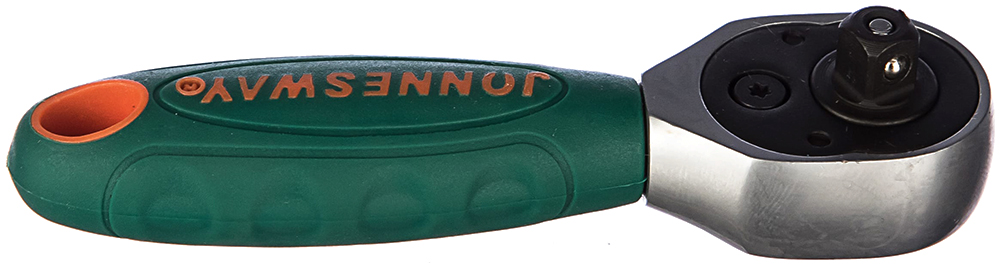Jonnesway 1/4"DR 36 зубцов 100 мм R2902B (серебристо-зеленый)