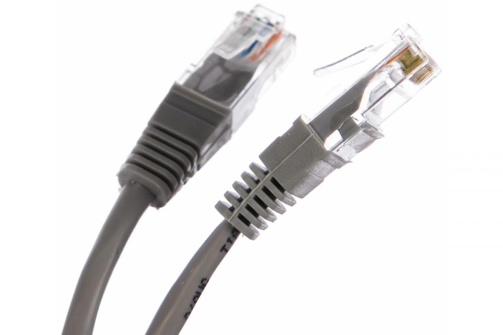 Патч-корд Telecom Patch Cat5e Utp 10m (серый)