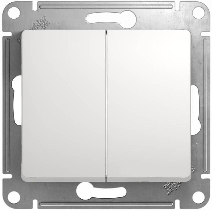 Schneider Electric 2-кл. СП Glossa 10А IP20 сх. 6/2 10AX GSL000165 (белый)