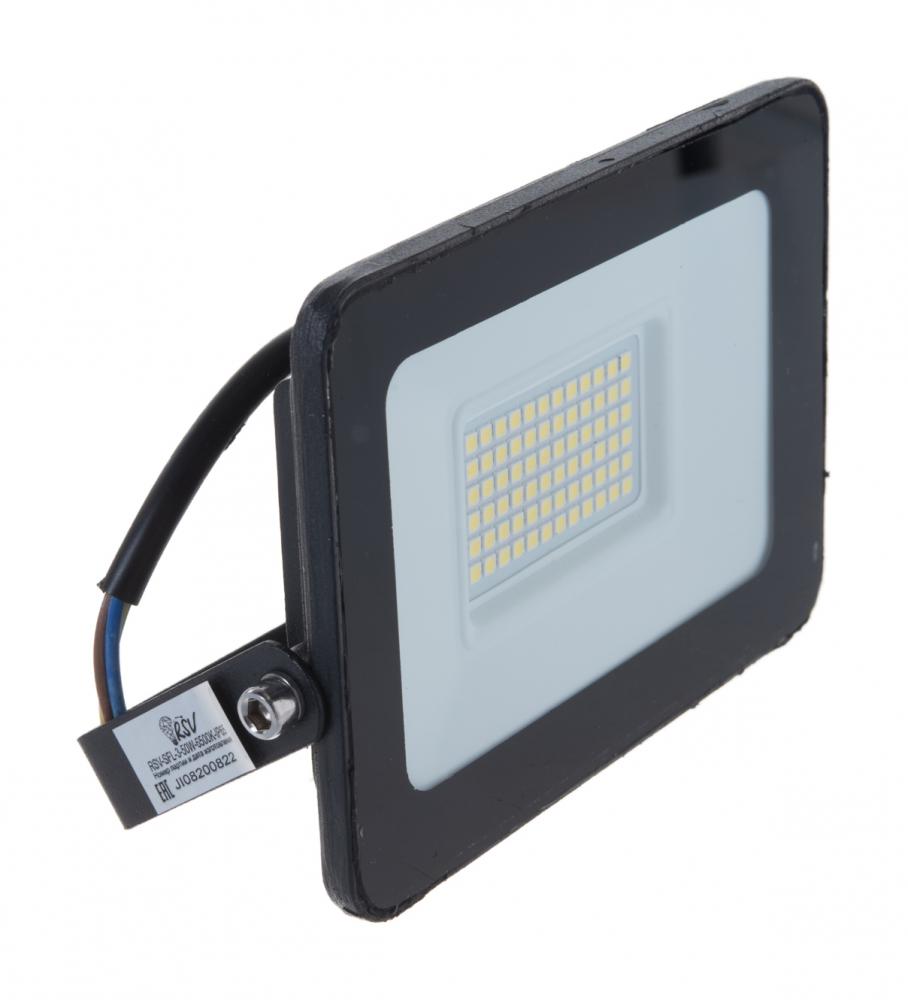 Светодиодный прожектор RSV RSV-SFL-3-50W-6500K-IP65 (черный)