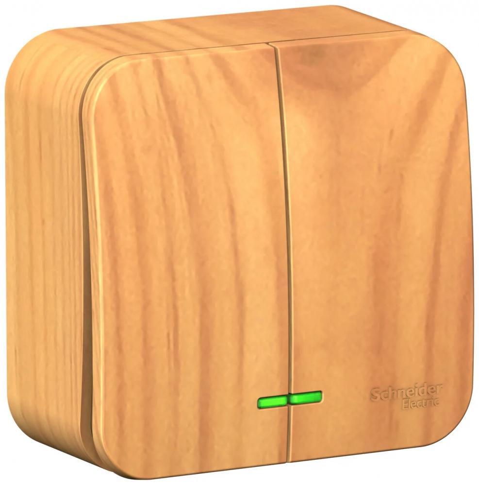 Выключатель Schneider Electric BLNVA105115 Blanca, 10 А (ясень)