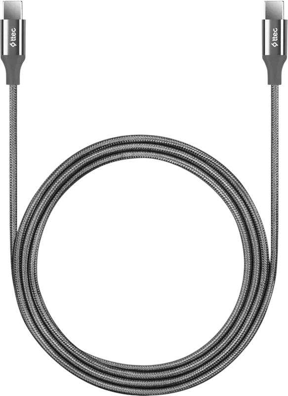 TTEC USB-C - USB-C 1.5 м (космический серый)