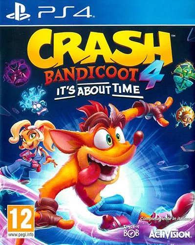 Activision Crash Bandicoot 4: Это Вопрос Времени (Русские субтитры) (PS4/PS5) (голубой)