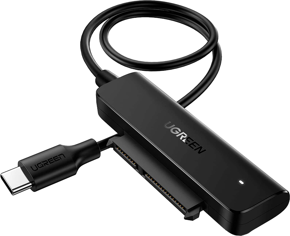 Переходник Ugreen CM321 USB-C 3.0 to 2.5-Inch SATA (черный)