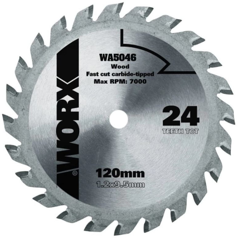 WORX 24T TCT 120х1,2х9,5 мм WA5046 (серебристый)