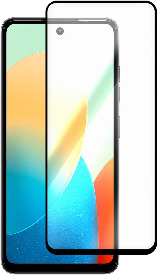 KRUTOFF Full Glue Premium для TECNO Spark 20C (черный)