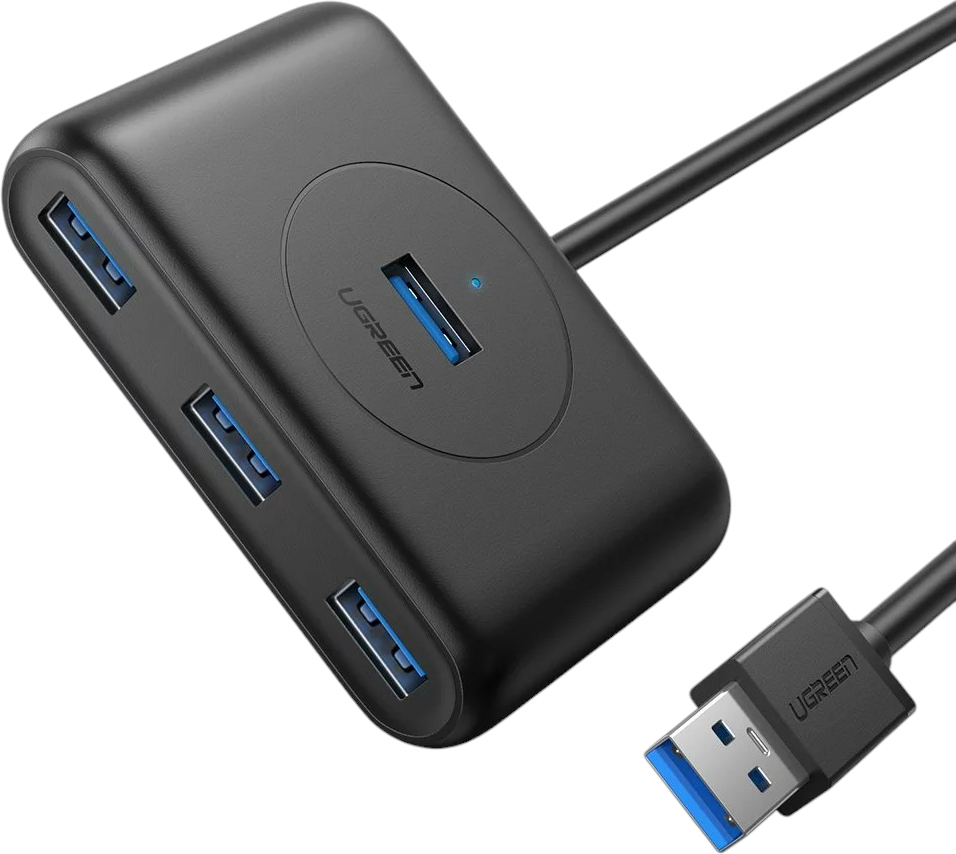 Ugreen 4 х USB 3.0 (черный)