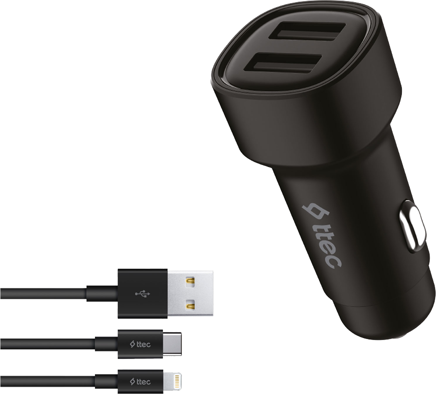 TTEC SmartCharger Duo Black (черный)