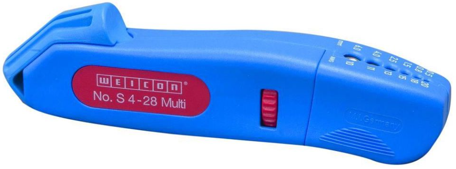 Нож Weicon-Tools кабельный 4-28 Multi wcn50057328 (сине-красный)