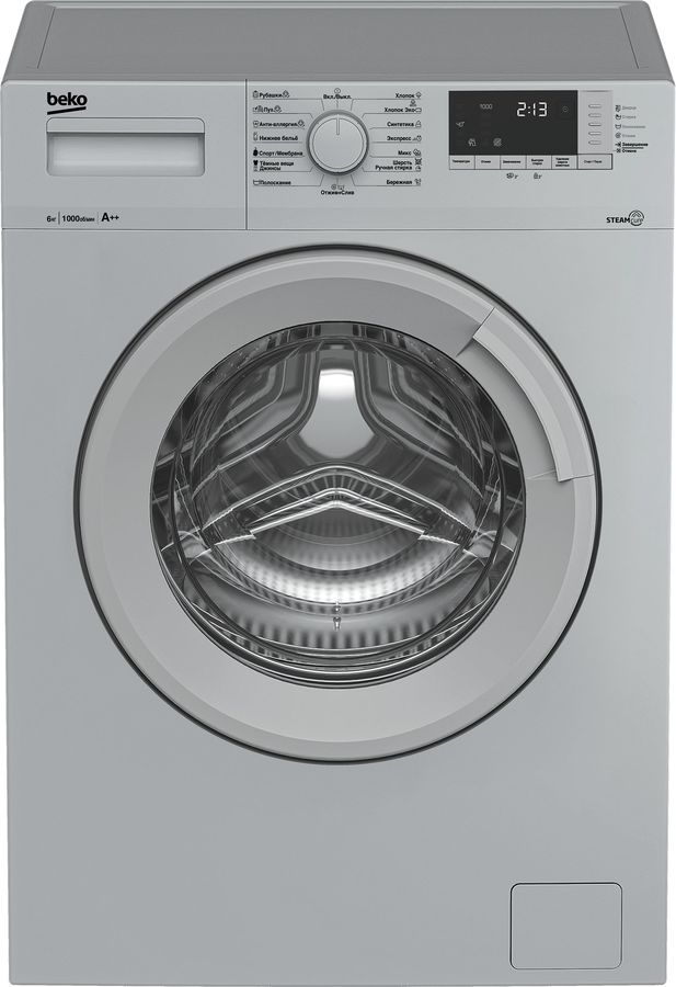Beko WSRE6512ZSS (серебристый)