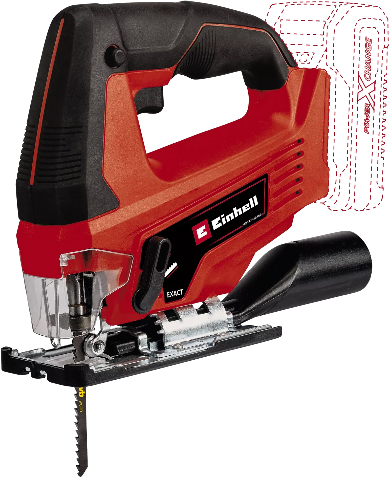 Einhell pxc tc-js 18 li (красно-черный)