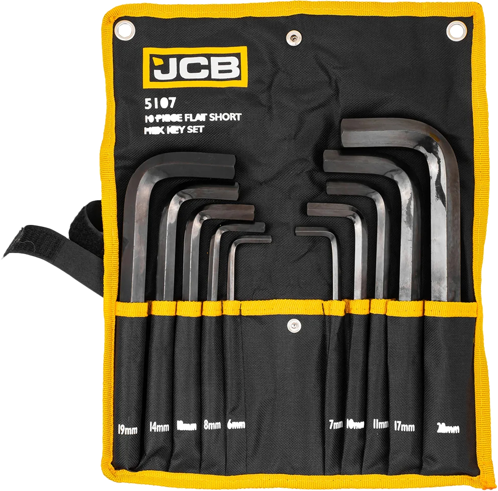 Набор шестигранников JCB JCB-5107 (черный)