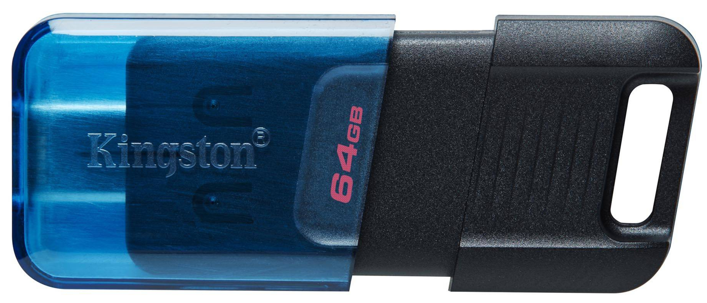 Kingston DataTraveler 80M, 64 Гб, OTG USB Type-C (синий)