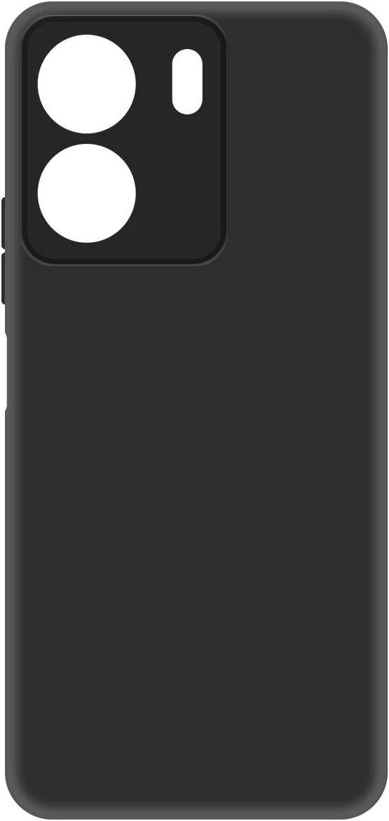 KRUTOFF Soft Case для Xiaomi Redmi 13C/POCO C65 (черный)