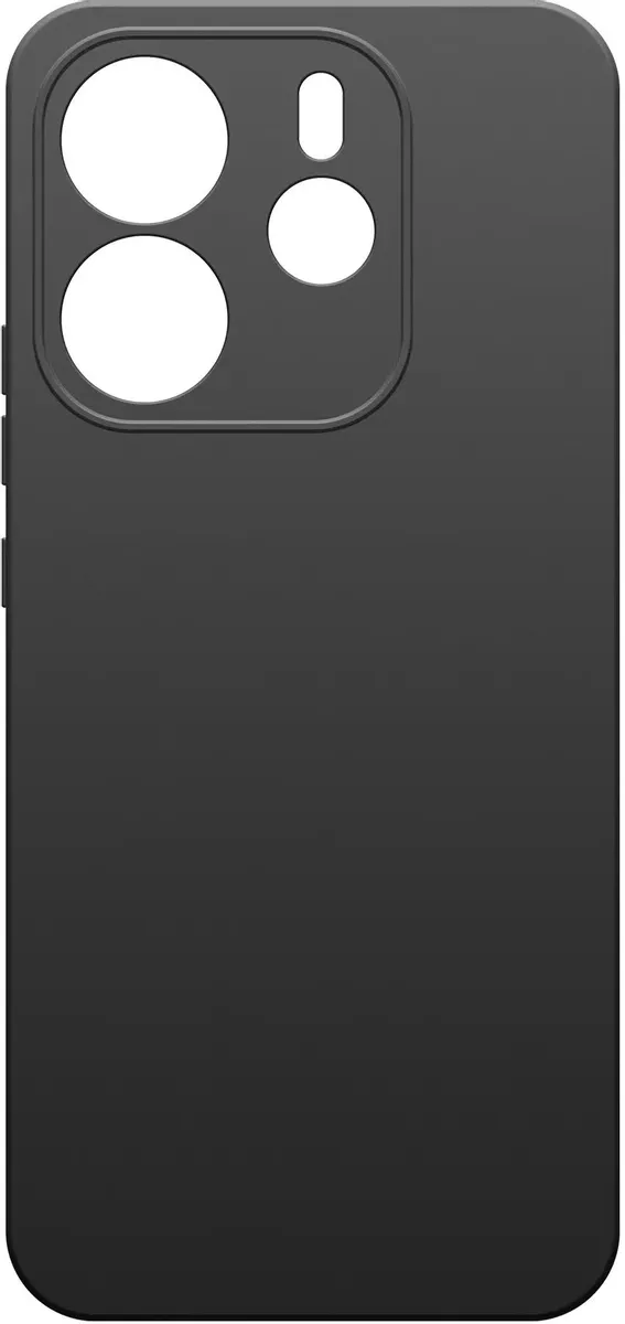 BoraSco Silicone Case для Xiaomi Redmi Note 14 4G (черный)