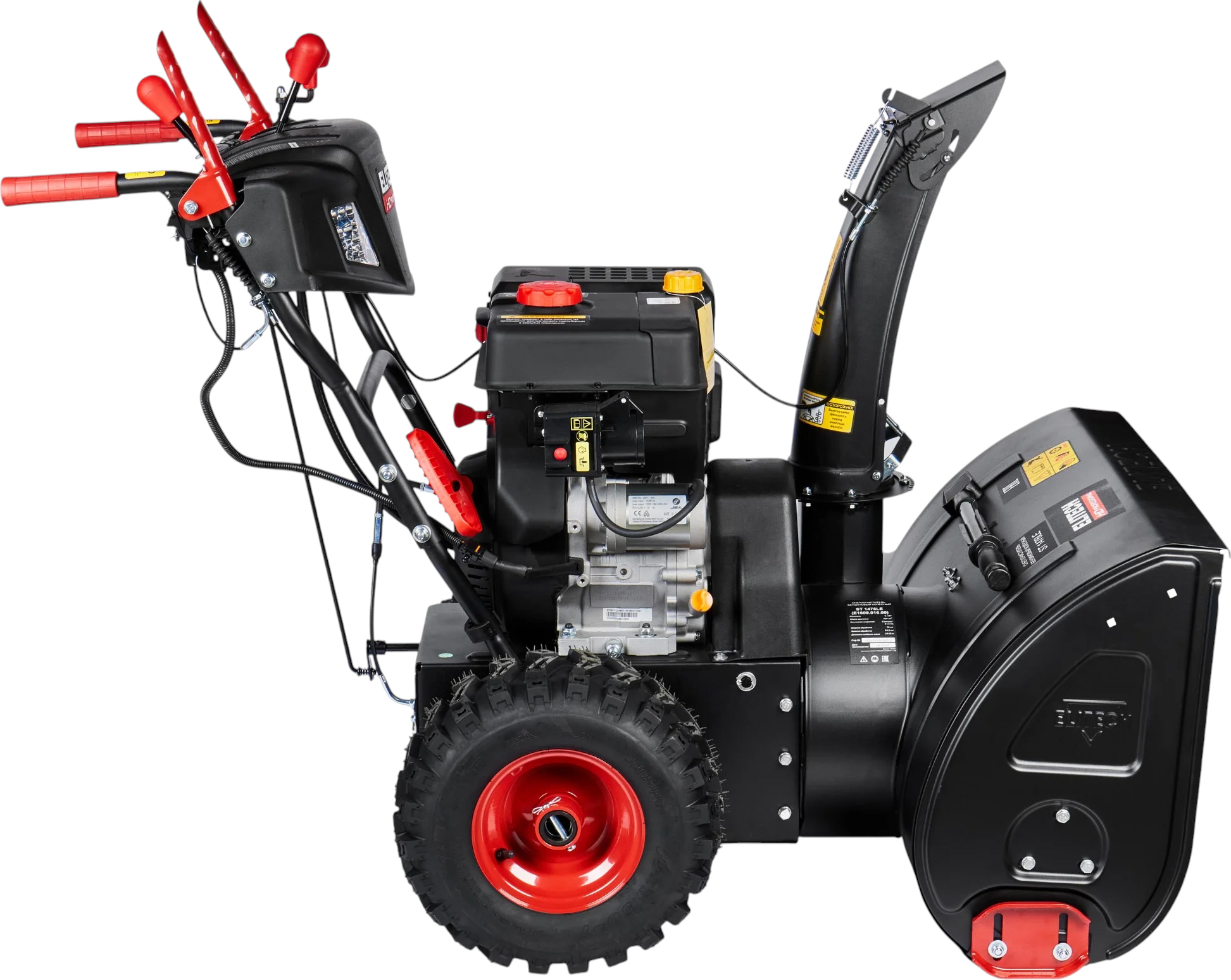 Снегоуборщик ELITECH ST 1476LE (черно-красный)