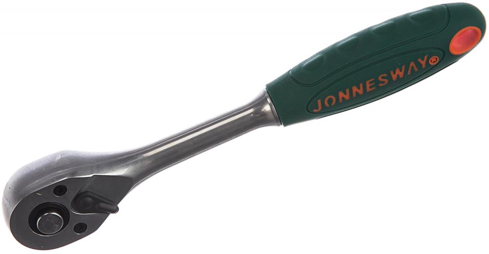 Jonnesway 3/8"DR 36 зубцов 185 мм R2903 (серебристо-зеленый)