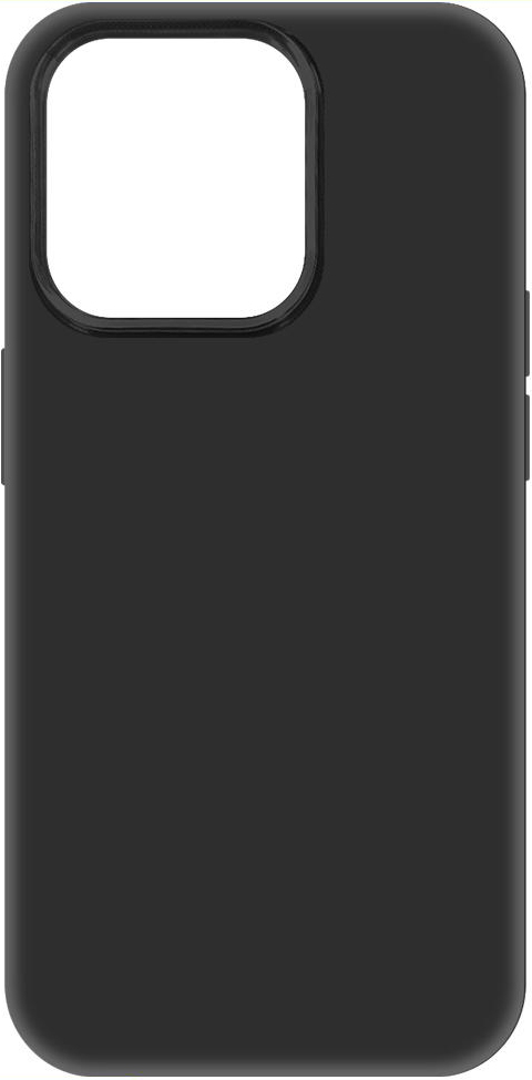 KRUTOFF Soft Case для iPhone 15 Pro (черный)