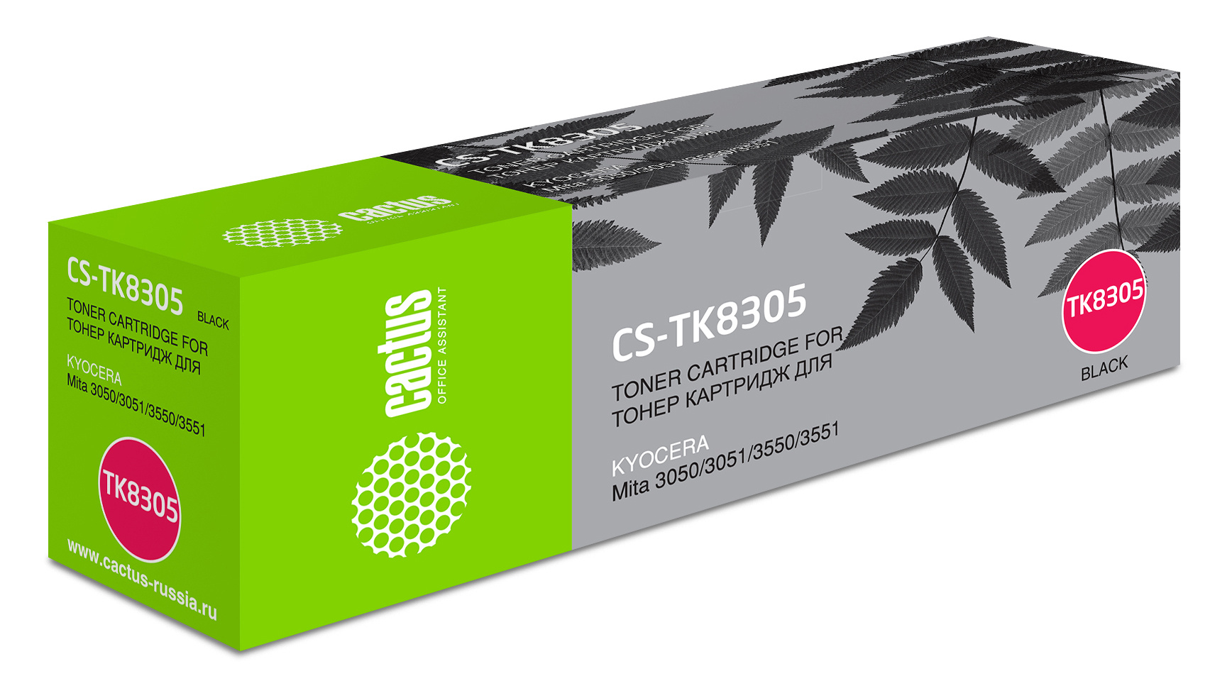 Картридж Cactus CS-TK8305 для Kyocera Mita 3050/3051/3550/3551 (черный)