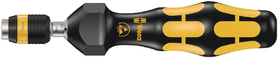 Отвертка Wera WE-074701 1.20-3 Нм, патрон Rapidaptor, для бит 1/4" C/E 6.3, погрешность ± 6%
