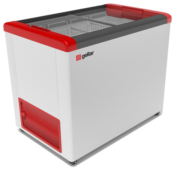 Морозильный ларь Gellar FG 350 C (красный)