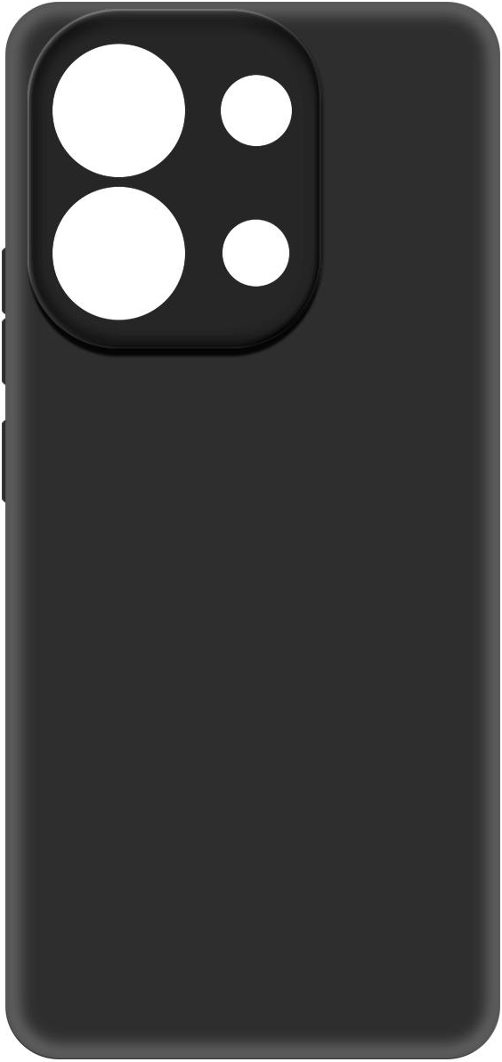 KRUTOFF Soft Case для Xiaomi Redmi Note 13 (черный)