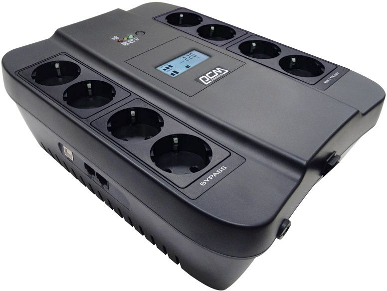 Powercom Spider SPD-900U LCD (черный)