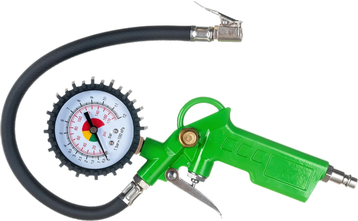 Пистолет для накачки шин ECO TIG-1 (черно-салатовый)