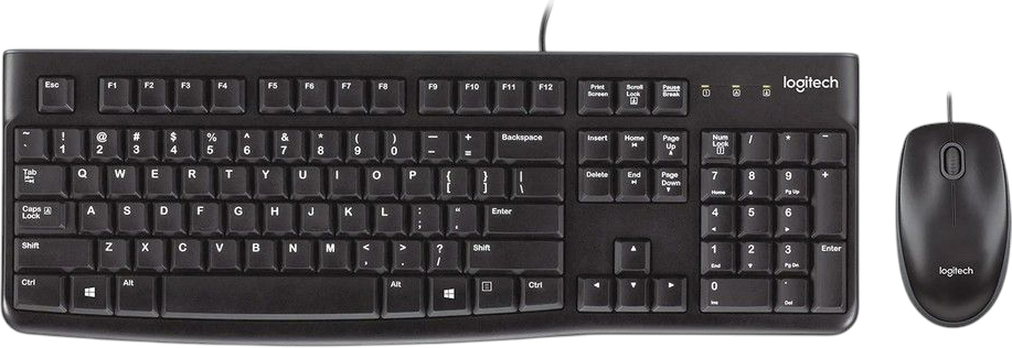 Logitech Desktop MK120 (черный)