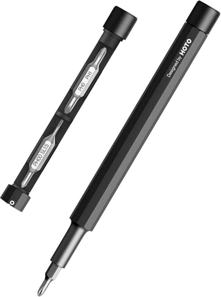 HOTO с набором бит Pocket Precision Screwdriver SE (черный)
