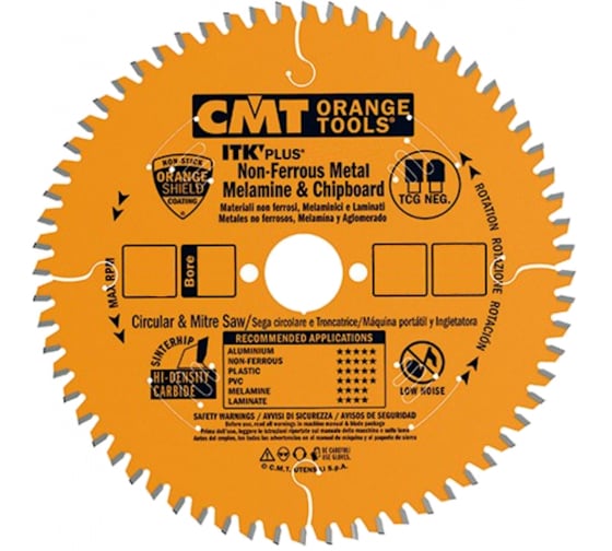 Диск CMT NEG -6 250x2.6 1.8x30 Z80 TCG 276.250.80M