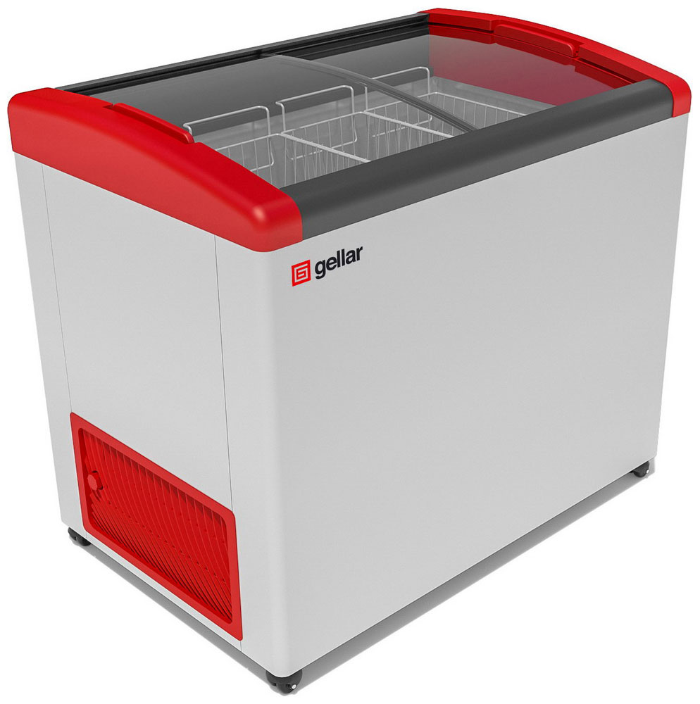 Морозильный ларь Gellar FG 350 E (красный)
