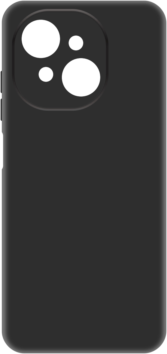 KRUTOFF Soft Case для TECNO Spark Go 1 (черный)