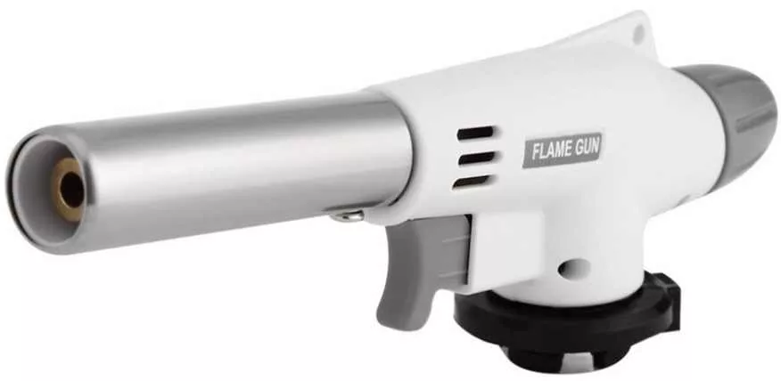 Горелка KRASS FLAME GUN-2-360  КТ-833 (бело-серый)