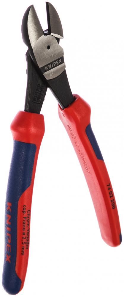 Бокорезы Knipex KN-7402200 (красно-синий)