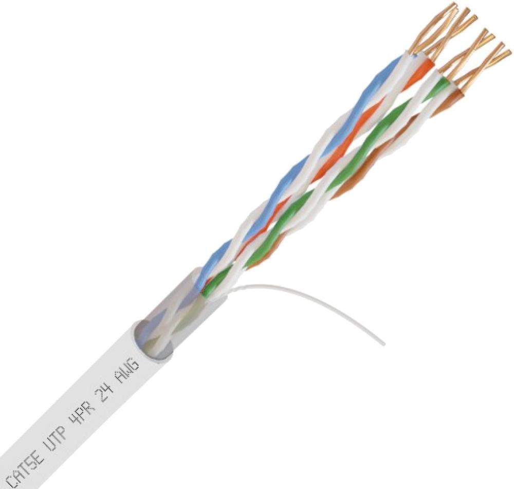 Кабель витая пара Netlink NL-CU UTP 4PR STANDART 24 AWG CAT5e УТ000000126 (белый)