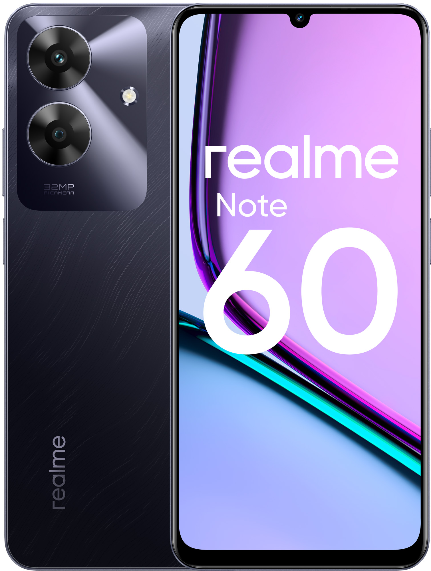 Смартфон realme Note 60 4/128 Гб (черный)