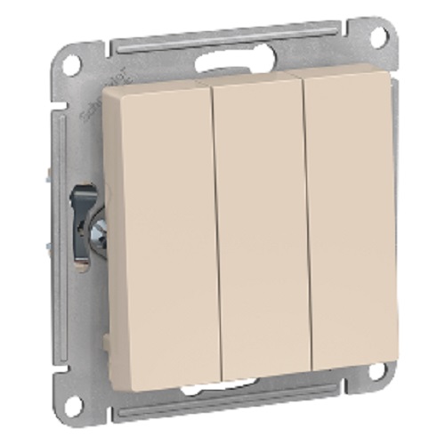 Выключатель Schneider Electric  AtlasDesign  ATN000231 (бежевый)