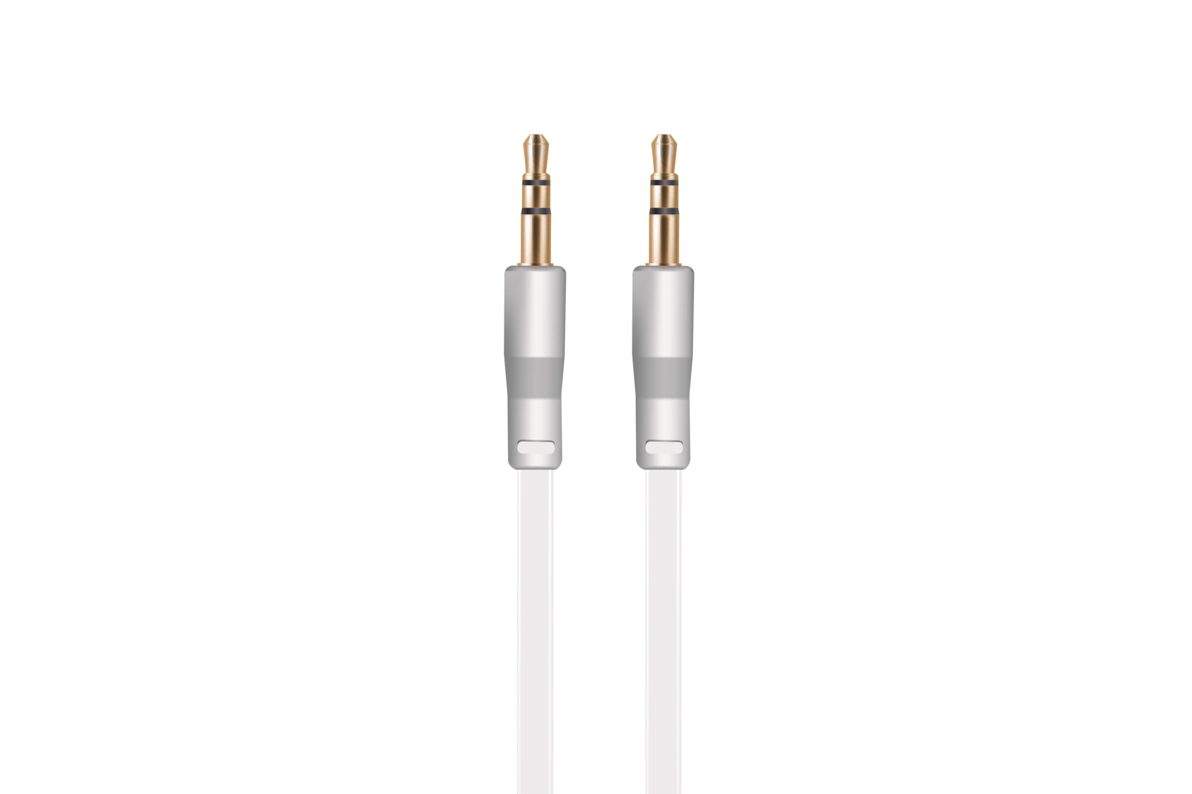 Gerffins GF-CAB-AUXRND-1, 4-pin jack, 1 м, круглый (белый)
