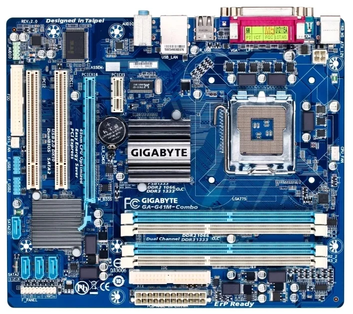 Gigabyte GA-G41M-COMBO (синий)