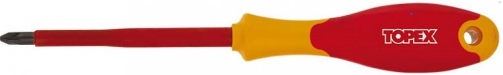 Отвертка TOPEX 39D480 (красно-желтый)