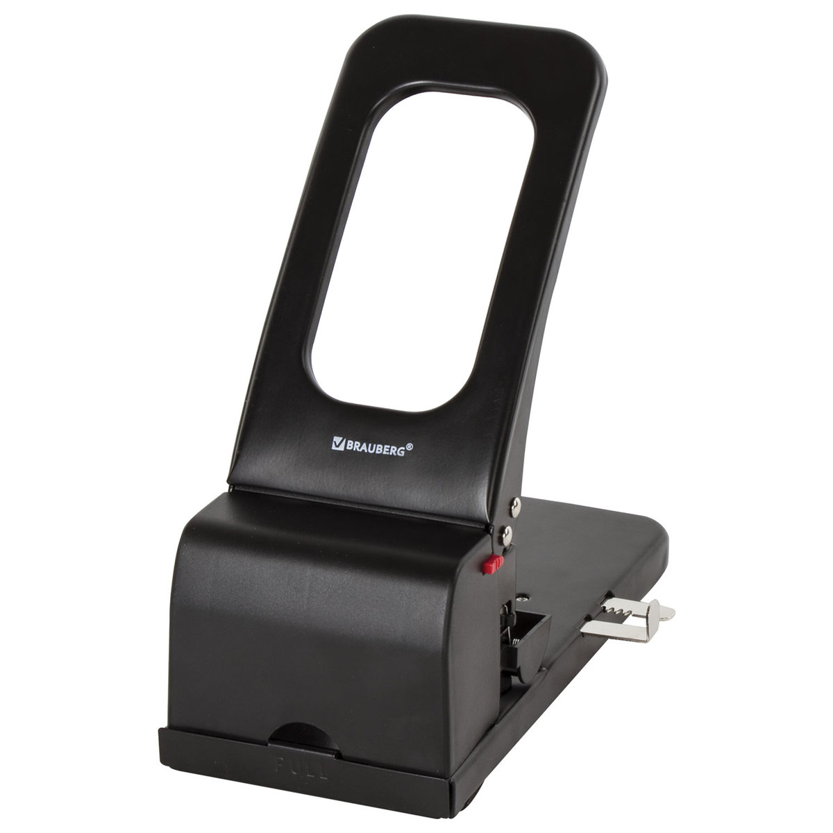 Дырокол мощный BRAUBERG Heavy duty, до 100 листов, 226869 (черный)