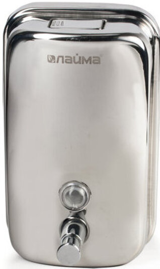 Диспенсер ЛАЙМА LAIMA PROFESSIONAL BASIC, 1 л, зеркальный, 601796 (нержавеющая сталь)