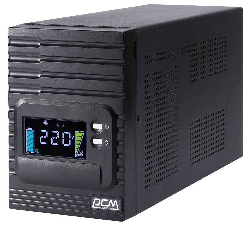 Powercom Smart King Pro+ SPT-1000-II LCD (черный)