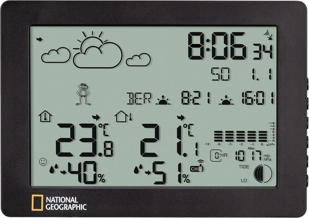 Bresser National Geographic BaroTemp HZ (черный)