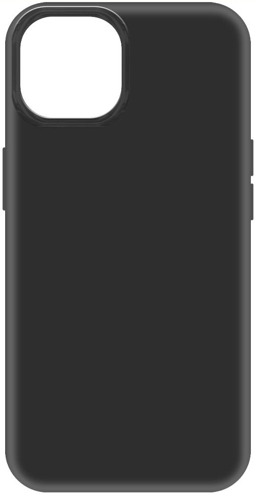 KRUTOFF Soft Case для iPhone 14 (черный)