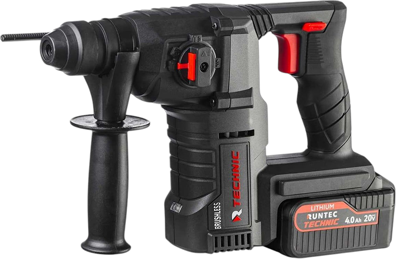 Аккумуляторный перфоратор Runtec RT-EH900T (черно-красный)