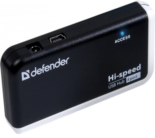 Defender Quadro Infix USB 2.0 4 порта (черный)